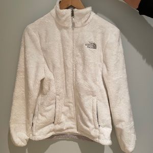 NorthFace White Ostia Full Zip Jacket, size M